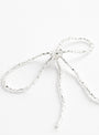 Sad Bow Ear Stick SilverSilverPura Utz (bead detail) at Couverture & The Garbstore