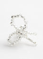 Mini Bow Ear Stick SilverSilverPura Utz (bead deatil) at Couverture & The Garbstore