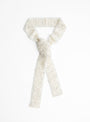 Lace Tie CreamCreamPura Utz (front view) at Couverture & The Garbstore