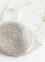 Lace Pouch Cream and SilverCream and SilverPura Utz (Abead detail) at Couverture & The Garbstore