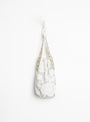 Lace Pouch Cream and SilverCream and SilverPura Utz (front view) at Couverture & The Garbstore