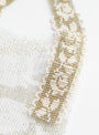 Lace Pouch Cream and SilverCream and SilverPura Utz (strap detail) at Couverture & The Garbstore