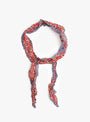 W Washer Silk MOGA Scarf Red-Red-Kapital(front) at Couverture & The Garbstore