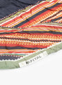 W Washer Silk Stripe Neckercheif Black-Black-Kapital(detail) at Couverture & The Garbstore
