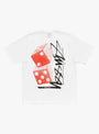 Tall Dice Tee-White-Stussy (back) at Couverture & The Garbstore