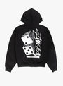 Tall Dice Zip Hoodie-Black-Stussy (back) at Couverture & The Garbstore