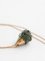 Softly Wrinkled Glass Bead Pendant FogFogHR back at Couverture & The Garbstore