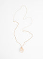 Flat Glass Pendant On Chain CopperCopperHR front view at Couverture & The Garbstore