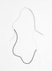 Miyuki Beads Necklace with Small Threads BlackBlackHR front view at Couverture & The Garbstore
