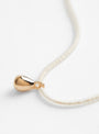 Miyuki Beads Necklace with Tiny Drop CrystalCrystalHR close up 2 at Couverture & The Garbstore