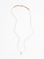 Miyuki Beads Necklace with Tiny Drop CrystalCrystalHR front view at Couverture & The Garbstore