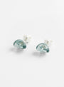 Glass Bead Silver Studs IceIceHR front view at Couverture & The Garbstore