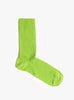 Rib Overankle Socks Spiral GreenSpiral GreenBASE top view at Couverture & The Garbstore