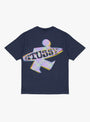 Dot Surf Tee Navy-Navy-Stussy (back) at Couverture & The Garbstore