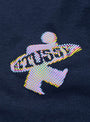 Dot Surf Tee Navy-Navy-Stussy (detail) at Couverture & The Garbstore