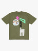 NPB T-Shirt-Army-B.EAUTIFUL front at Couverture & The Garbstore