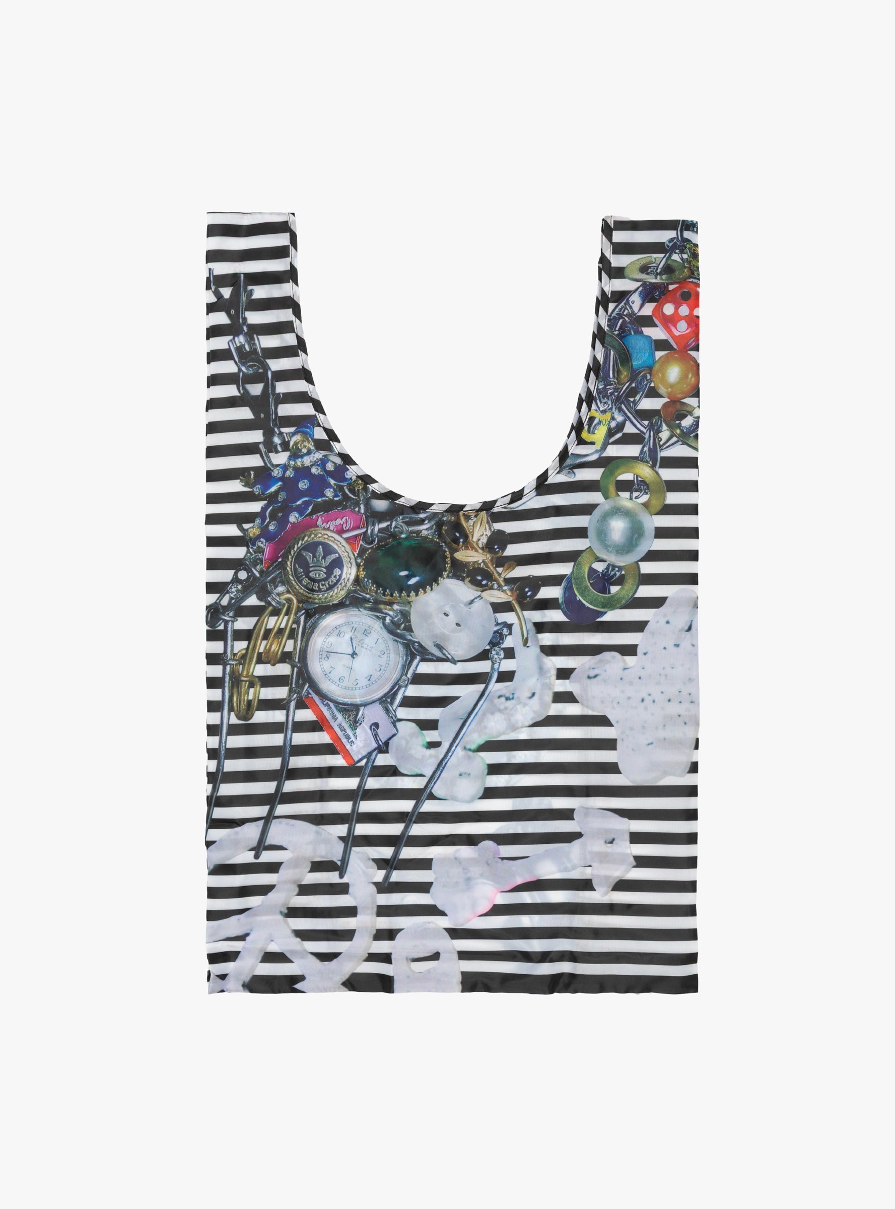 x LEO GON’DO Chains Reusable Bag-Black & White-B.EAUTIFUL back at Couverture & The Garbstore