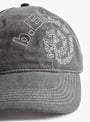 B-Turn-Low-Profile-Hat-Washed-Black-&-White-B.EAUTIFUL-close-up at Couverture & The Garbstore