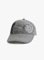 B-Turn-Low-Profile-Hat-Washed-Black-&-White-B.EAUTIFUL-front-view at Couverture & The Garbstore