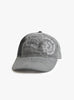 B-Turn-Low-Profile-Hat-Washed-Black-&-White-B.EAUTIFUL-front-view at Couverture & The Garbstore