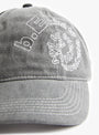 B-Turn Low Profile Hat-Washed Black & White-B.EAUTIFUL close up at Couverture & The Garbstore