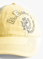 B-Turn Low Profile Hat-Washed Yellow & Black-B.EAUTIFUL close up at Couverture & The Garbstore