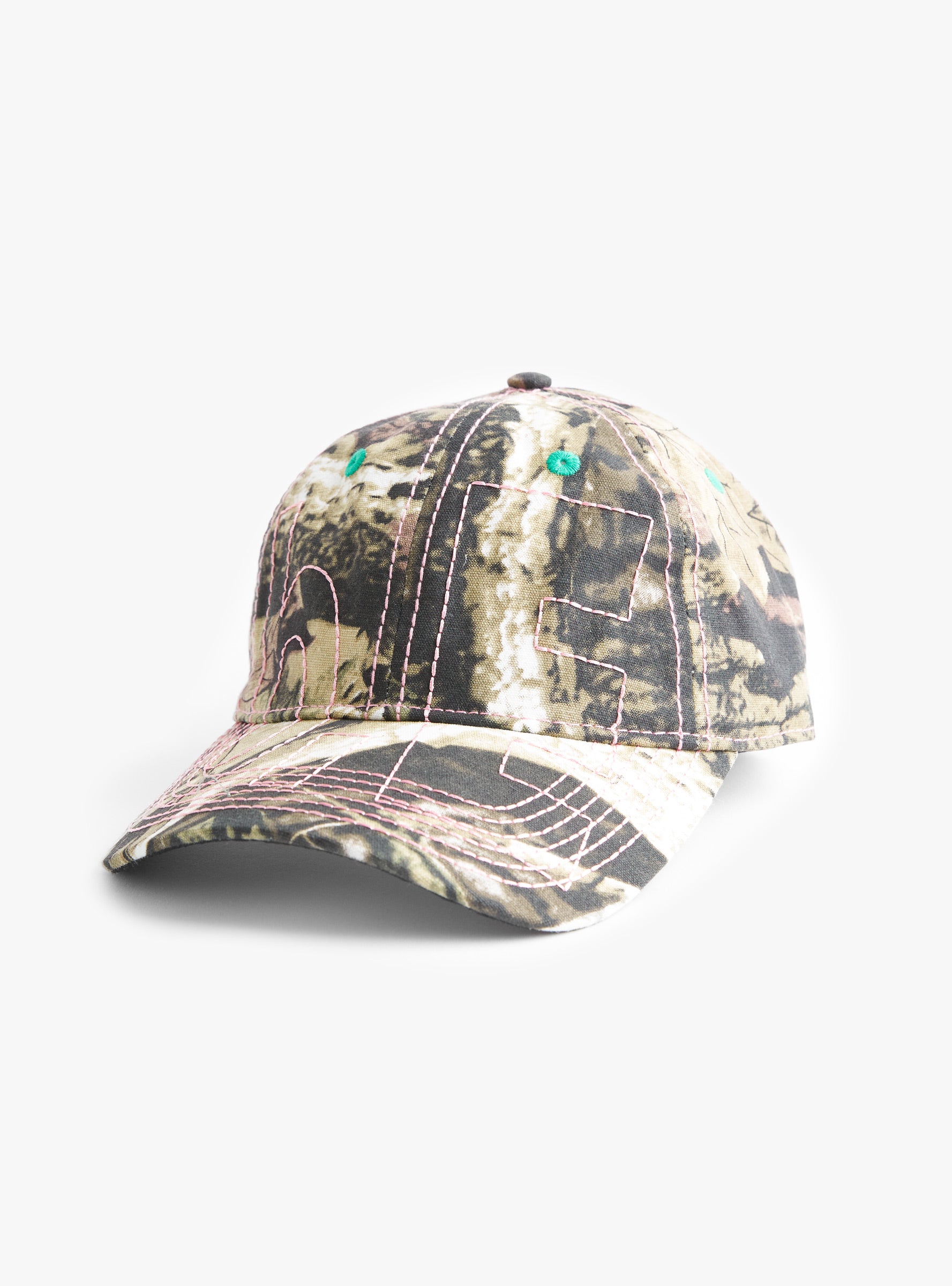b.E Cap Pink Camo & Hot Pink-Pink Camo & Hot Pink-B.EAUTIFUL  front view at Couverture & The Garbstore