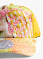 Bi-Foam-Trucker-Cap-Mix-Fabric-&-Tangerine-B.EAUTIFUL-close-up at Couverture & The Garbstore