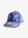 Biyu-Cap-Washed-White-Flame-&-Blue-White-Flame-&-Blue-B.EAUTIFUL-front-view at Couverture & The Garbstore