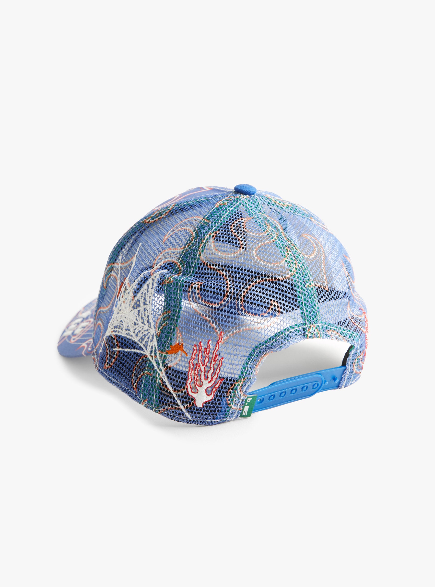 Biyu Cap Washed White Flame & Blue-White Flame & Blue-B.EAUTIFUL back at Couverture & The Garbstore