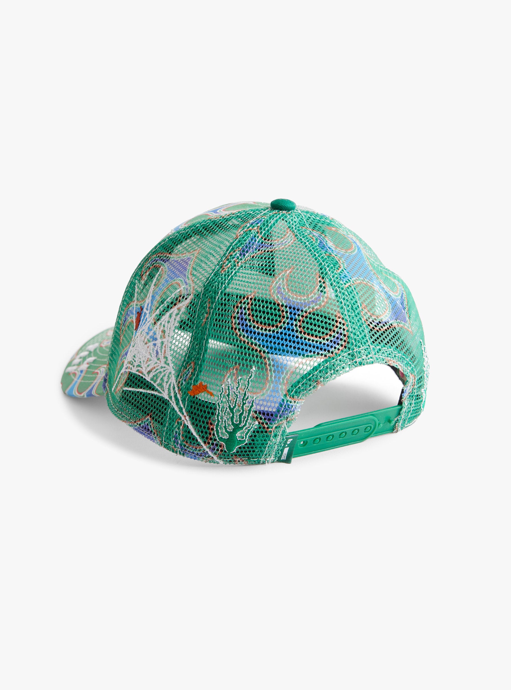 Biyu Cap Washed Blue Flame & Green-Blue Flame & Green-B.EAUTIFUL  back at Couverture & The Garbstore