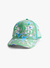 Biyu Cap Washed Blue Flame & Green-Blue Flame & Green-B.EAUTIFUL front view at Couverture & The Garbstore