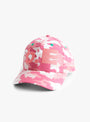 Vapor 6 Panel Cap-Highlight Camo & Pink-B.EAUTIFUL front view at Couverture & The Garbstore
