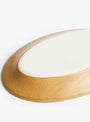 Forma Oval Plate-Tan-Jiseungmin ceramics(dteail) at Couverture & The Garbstore
