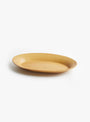Forma Oval Plate-Tan-Jiseungmin ceramics(front) at Couverture & The Garbstore