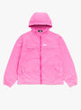 Lightweight Hooded Jacket-Pink-Stussy (front) at Couverture & The Garbstore
