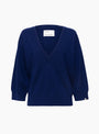 No 491 Pearl Jumper from Extreme Cashmere in Midnight at Couverture & The Garbstore
front 