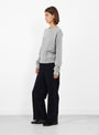 No 475 March Jumper Goat Goat Extreme Cashmere (model side) at Couverture & The Garbstore