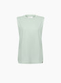 No 408 Muscle Vest Glass from Extreme Cashmere at Couverture & The Garbstore
front 