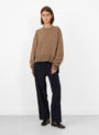 No 170 Chou Cardigan Chai Chai Extreme Cashmere (model front) at Couverture & The Garbstore