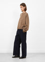No 170 Chou Cardigan Chai Chai Extreme Cashmere (model side) at Couverture & The Garbstore
