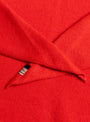 No 35 Knit Bandana Tomato Tomato Extreme Cashmere (embroidery detail) at Couverture & The Garbstore
