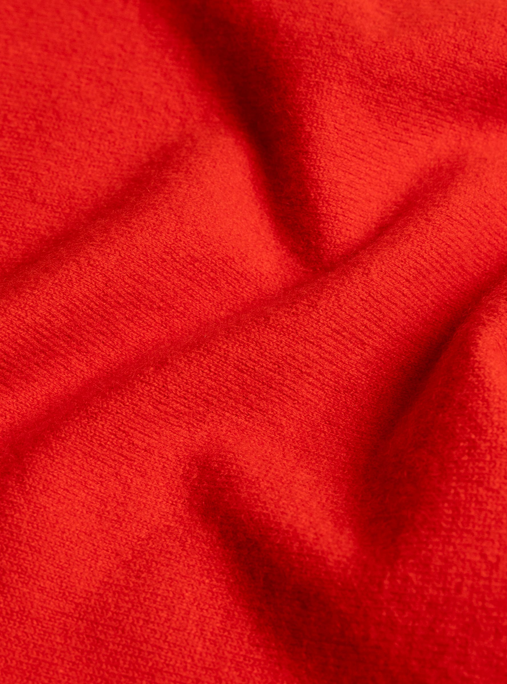 No 35 Knit Bandana Tomato Tomato Extreme Cashmere (fabric detail) at Couverture & The Garbstore