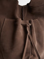 Saco Shoulder Bag BrownWalnutABOUT ARIANNE_Fabric_Detail at Couverture & The Garbstore