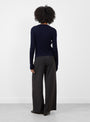 Aryro Jumper Navy Navy Bellerose (model back) at Couverture & The Garbstore