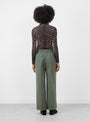 Jasha Trouser Grey Grey Bellerose (model back) at Couverture & The Garbstore