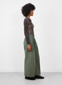 Jasha Trouser Grey Grey Bellerose (model side) at Couverture & The Garbstore