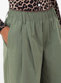 Jasha Trouser Grey Grey Bellerose (waist closeup) at Couverture & The Garbstore