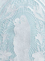 Dentele Vierge BagPale BlueWhite10019699 close up at Couverture & The Garbstore