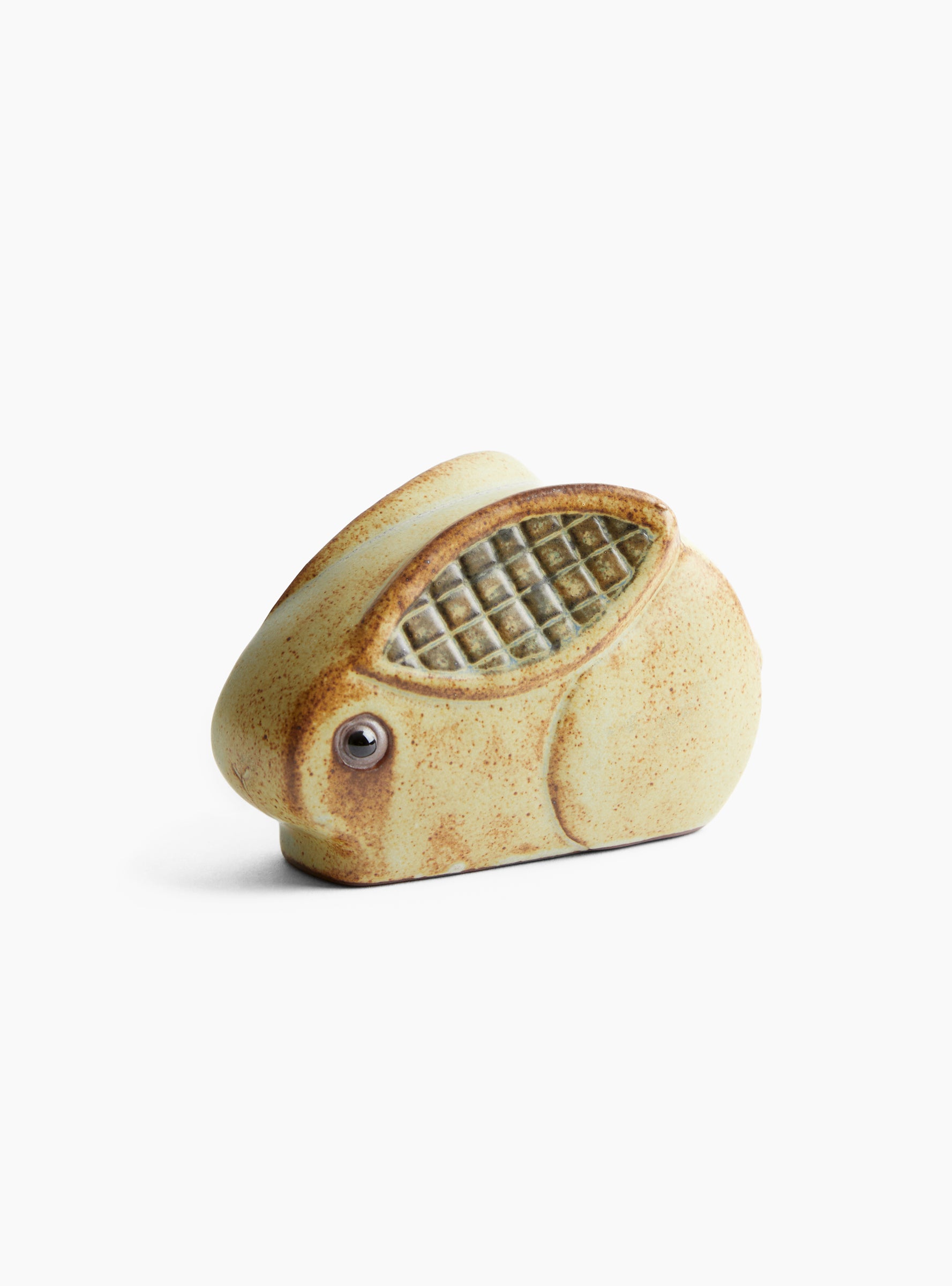Rabbit Ornament D5 off white KASHIWA_Front_View at Couverture & The Garbstore
